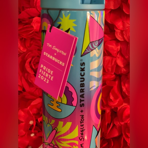 NWT🌈 Starbucks 2023 Pride Collection Tim Singleton S. Steel Travel Tumbler - Picture 3 of 8